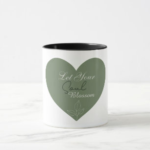 Let Your Soul Blossom Inspirational Mug