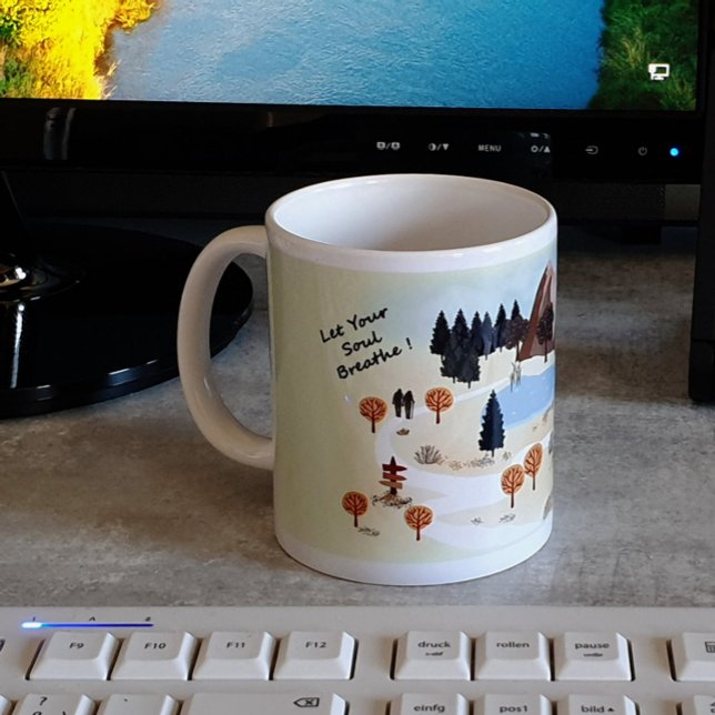 Let Your Soul Breathe Coffee Mug (Creator Uploaded)