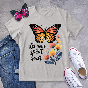 Let Your Spirit Soar Butterfly Tee
