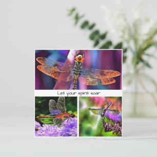Let Your Spirit Soar Dragonfly Art Collage Save The Date
