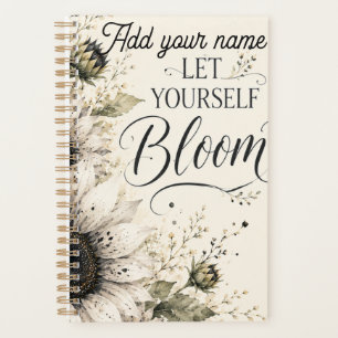 Let yourself bloom planner