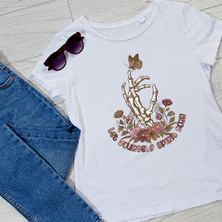 Let Yourself Spirit Soar Skeleton hand butterfly T-Shirt