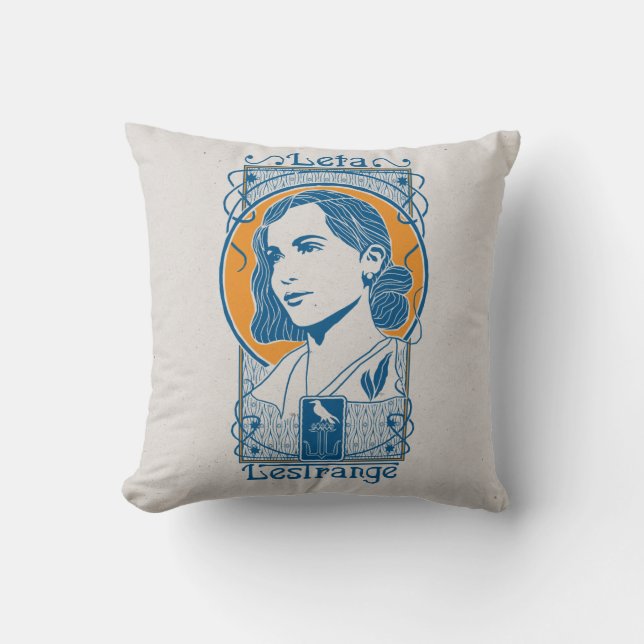 Leta Lestrange Illustration Cushion (Front)