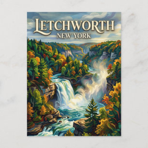 Letchworth State Park New York Postcard