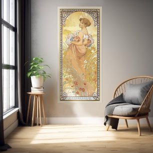 L'Eté Season Art Nouveau Alphonse Mucha Poster