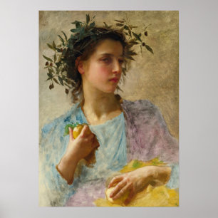 l'ete (Summer) by William-Adolphe Bouguereau Poster