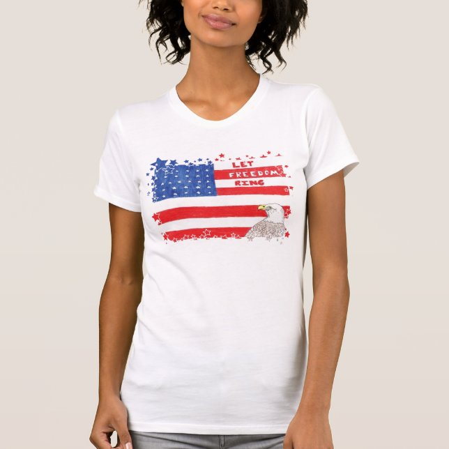 LetFreedomRing-border T-Shirt (Front)