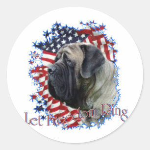 LetFreedomRing Classic Round Sticker