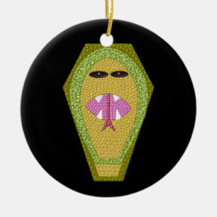 Lethal Egyptian Cobra Custom Birthday Ceramic Tree Decoration