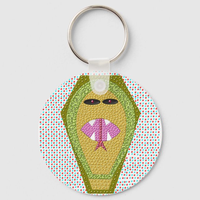 Lethal Egyptian Cobra Keychain (Front)