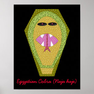 Lethal Egyptian Cobra Print