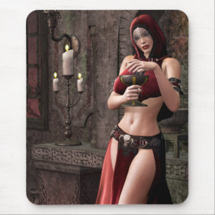 Lethal Libations Gothic Fantasy Mouse Pad