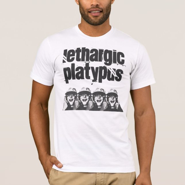 Lethargic Platypus 4 heads T-Shirt (Front)