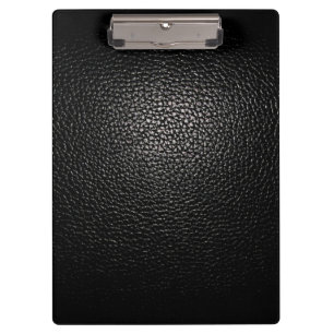 lether black clipboard
