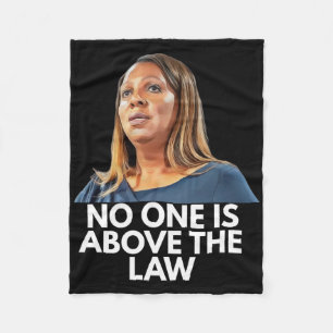 Letitia James. Nobody Is Above The Law Fleece Blanket
