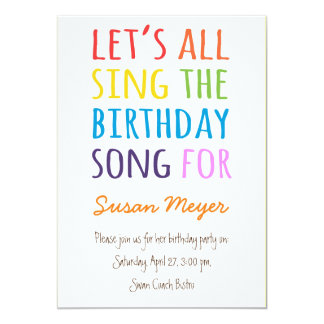 Let All Sing The Birthday Song Download