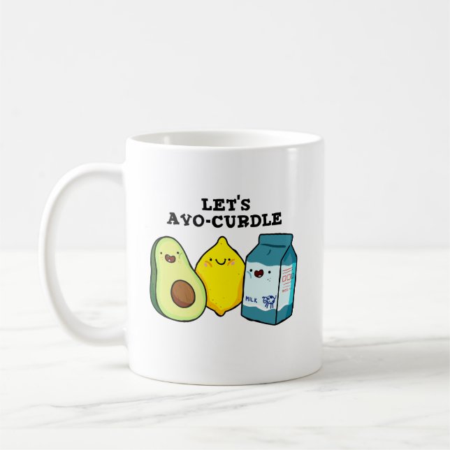 Let's Avo-Curdle Funny Food Pun Mug (Left)
