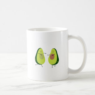 LET'S AVOCUDDLE, AVOCADO DESIGN COFFEE MUG
