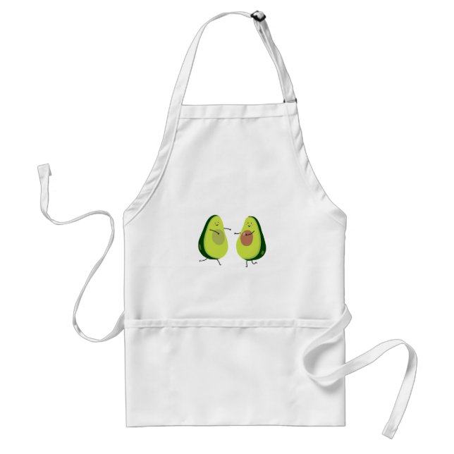 LET'S AVOCUDDLE, AVOCADO DESIGN STANDARD APRON (Front)