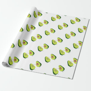 LET'S AVOCUDDLE, AVOCADO DESIGN WRAPPING PAPER