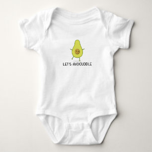 Let's avocuddle cute avocado baby bodysuit