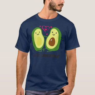 Lets Avocuddle, Cute Avocado, Funny Vegetarian, Ve T-Shirt