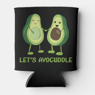 Let's Avocuddle - Funny Avocado Pun Can Cooler