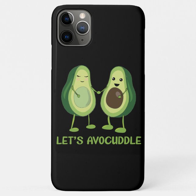 Let's Avocuddle - Funny Avocado Pun Case-Mate iPhone Case (Back)