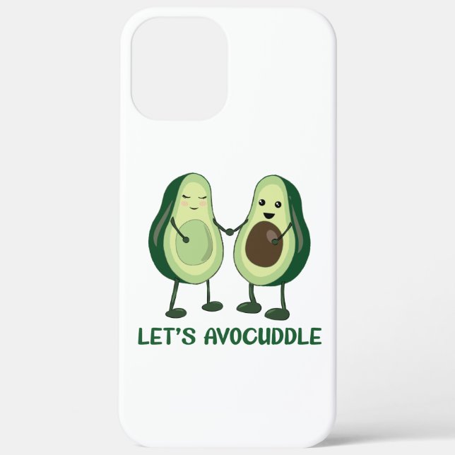 Let's Avocuddle - Funny Avocado Pun Case-Mate iPhone Case (Back)