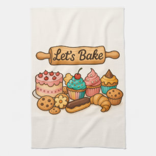 Let's Bake Kitchen Towel
