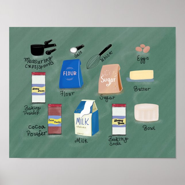 Let's Bake Poster (Front)