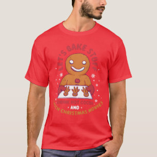 Lets Bake Stuff Drink Hot Cocoa Funny Baking Gift T-Shirt
