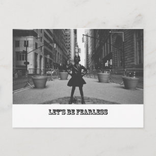 Let's Be Fearless Postcard