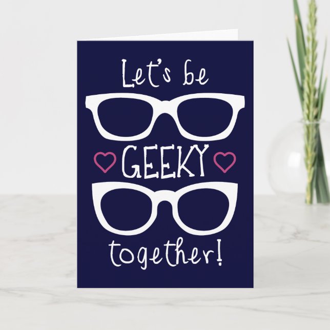 Let's Be Geeky Together Holiday Card (Front)