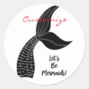Let's Be Mermaids Thunder_Cove Classic Round Sticker