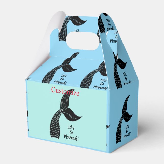 Let's Be Mermaids Thunder_Cove Favour Box (Front Side)