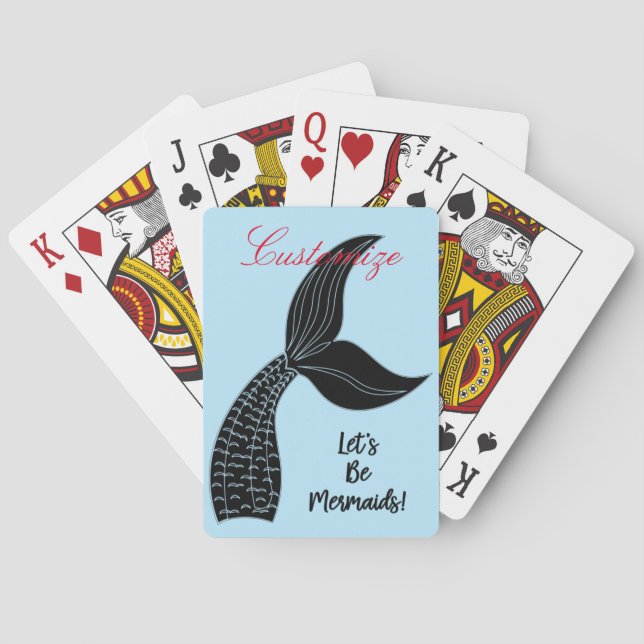 Let's Be Mermaids Thunder_Cove Playing Cards (Back)