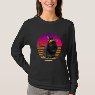 Let's Be Weird Bunny Rabbit With Orange Bow Anima T-Shirt