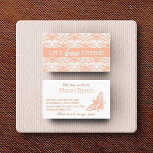 Let's Bee Friends Kids Playdate Summer Calling Card