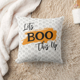 Lets Boo This Up With Cute Flying Ghost Pattern Cushion
