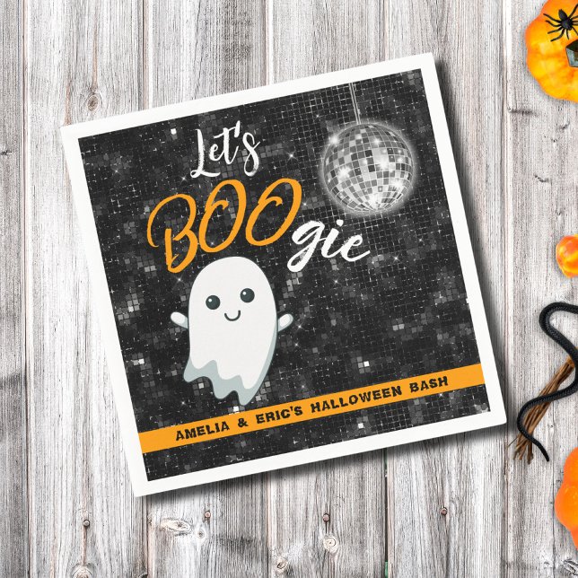 Let's BOOgie Disco Halloween Napkin (Creator Uploaded)
