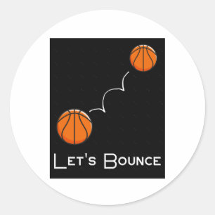 Let's Bounce Classic Round Sticker