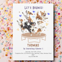 Let's bounce jumping dogs trampoline park birthday