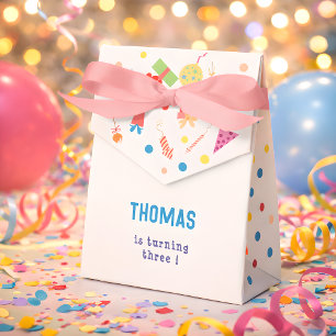 Let's bounce jumping trampoline park kids birthday favour box