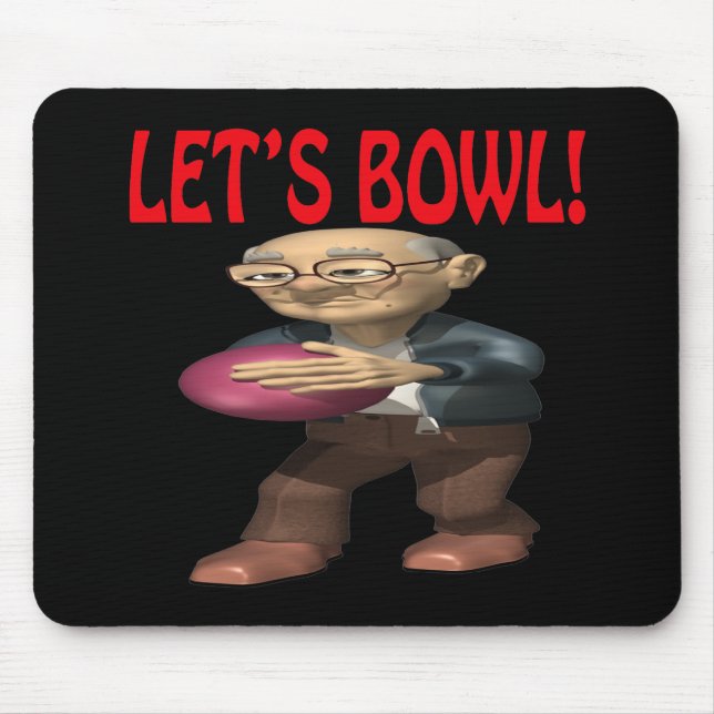 Lets Bowl Mouse Pad (Front)