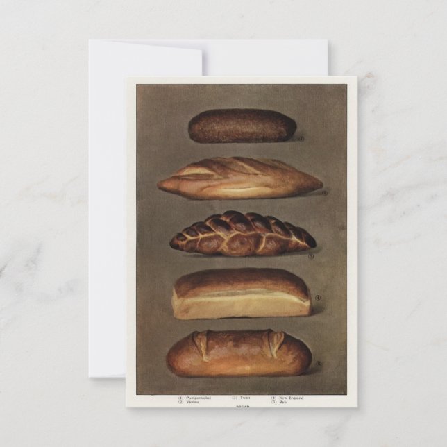 Let's Break Bread for Thanksgiving & Friendsgiving Invitation (Front)