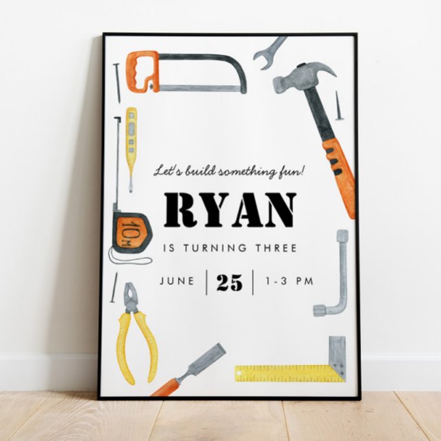 Let's Build! Boys Construction Budget Welcome Sign (Creator Uploaded)