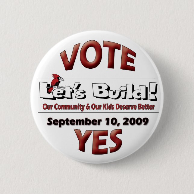 Let's Build Button (Front)