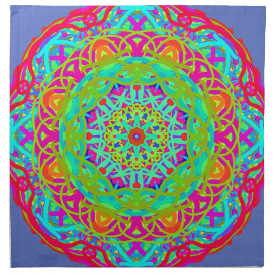 Let's Celebrate Colourful Mandala Napkin