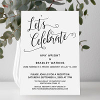 Let's Celebrate Elegant Post-Wedding Reception
